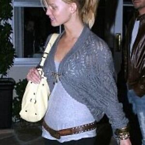 Ya-Ya Silk Cashmere Sparkling Grey Poncho Sweater ASO Jessica Simpson M